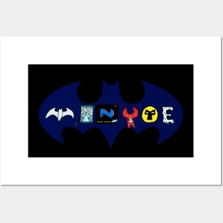 Bat Minute & Robin - Dingbat Logo Posters and Art